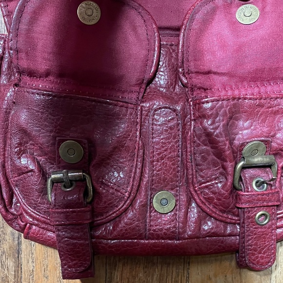 Vintage Mini Handbag Burgundy - Picture 8 of 15